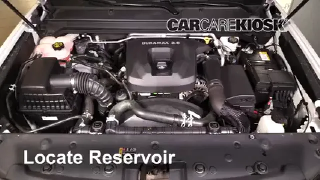 2017 GMC Canyon SLE 2.8L 4 Cyl. Turbo Diesel Crew Cab Pickup Líquido limpiaparabrisas Agregar líquido